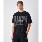 Champion 221213-KK001 Siyah Urban Contemporary SS Tee Erkek T-shirt
