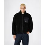 Champion 221641-KK001 Siyah Polar Full Zip Top Erkek Sweatshirt