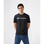 Champion 221814-KK001 Siyah Script Shop Short-Sleeve Tee Erkek Tişört