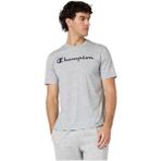 Champion 221814 Script Shop -Sleeve Tee Gri Erkek T-Shirt - XL