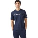 Champion 221814 Script Shop -Sleeve Tee Lacivert Erkek T-Shirt - XL