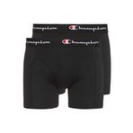 Champion Core 2'li Paket Boxer, Erkek, Siyah, M