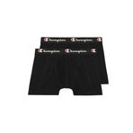 Champion Core 2'li Paket Boxer, Erkek, Siyah, S