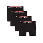 Champion Core 4'lü Paket Boxer, Erkek, Siyah, S