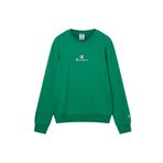 Champion Erkek Baskılı Bisiklet Yaka Sweatshirt, Yeşil, S