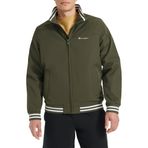 Champion Flex Stand Yaka ile Erkekler Suya Dayanıklı Varsity Bomber Ceket, Orman Gecesi, XL