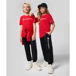 Champion Icons Rib Cuff Pants 08-12 yaş çocuk erkek Siyah Eşofman Altı - 306972-KK001