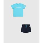 Champion Icons Set 08-12 yaş çocuk erkek Mavi Eşofman Takımı - 307055-BS184