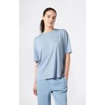 Champion Icons Short-Sleeve Tee Mavi Kadın Tişört - 117865-BS202