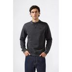 Champion Icons Wash Crewneck Sweatshirt Erkek Siyah Sweatshirt - 221572-KK001