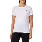 Champion Kadın Legacy Basics W-Light Yuvarlak Yaka Tişört, Beyaz, L