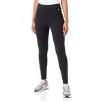 Champion Legacy Color Punch Yazı Detaylı Pamuk Likra Tayt, Kadın, Siyah, XS