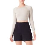 Champion Legacy Icons W-Spring Terry Bermuda Şort, Kadın, Siyah, L