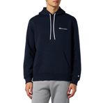Champion Legacy Lacivert Yazılı Logolu Kapüşonlu Erkek Sweatshirt
