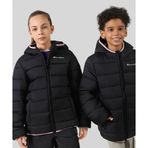 Champion Outdoor Hooded Jacket 08-12 yaş çocuk erkek Siyah Mont - 306868-KK002