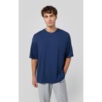 Champion Script Shop Crewneck T-shirt Lacivert Erkek Tişört - 220279-BS561