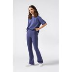 Champion Script Shop Flare Leggings Mavi Kadın Tayt - 117559-BS200