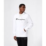 Champion Script Shop Full Zip Hoodie Sweatshirt Erkek Beyaz Sweatshirt - 221810-WW001
