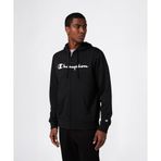 Champion Script Shop Full Zip Hoodie Sweatshirt Erkek Siyah Sweatshirt - 221810-KK001