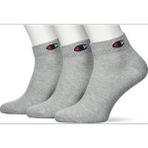 Champion Socken, 3 Paar - Sneaker Socken Basic Schwarz Çorap - 43 - 46 - Gri