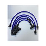 CHAMPION SPARK PLUG WIRE SET Fıat Kartal Slx 1.4-1.6 8v 92-02 U. Motor 4cc 8.5 Mm Mavi Silikon Performans Buji Kablosu Uyumlu