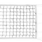 Champion Sports Resmi Voleybol Net Seti, Olimpiyat Boyutlu 32 x 3, 3 mm Naylon Ağ, Turnuva Oyunları için - Dayanıklı, Profesyonel Voleybol Ağları - Birinci Sınıf Voleybol Antrenman Ekipmanları