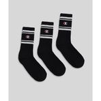 Champion U20081-KK001 Seasonal 3PK Crew Socks Siyah Unisex Çorap