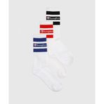 Champion U20121-WW001 Seasonal 3PK Crew Socks Beyaz Unisex Çorap