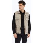 Champp Ranger Çok Cepli Outdoor Erkek Yelek CMP2503 - Krem - 2XL