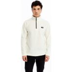 Champp Summit Yarım Fermuarlı Erkek Polar Erkek Beyaz Polar CMP2506-01 - 2XL