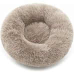 Chance Petcastle Yuvarlak Peluş Pet Yatak Kulübesi (Yurt Dışından) - Açık Kahverengi - 60 x 60 cm