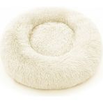 Chance Petcastle Yuvarlak Peluş Pet Yatak Kulübesi (Yurt Dışından) - Bej - 70 x 70 cm