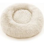 Chance Petcastle Yuvarlak Peluş Pet Yatak Kulübesi (Yurt Dışından) - Beyaz - 70 x 70 cm