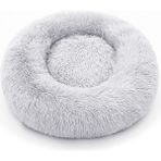 Chance Petcastle Yuvarlak Peluş Pet Yatak Kulübesi (Yurt Dışından) - Gri - 60 x 60 cm
