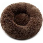 Chance Petcastle Yuvarlak Peluş Pet Yatak Kulübesi (Yurt Dışından) - Koyu Kahverengi - 40 x 40 cm