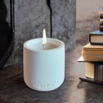 Chandler Home Etna Beyaz, Soya Mumu, Pamuk Fitil, 7x7 Cm, Beton Saksı - 1 Adet
