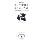 CHANT DU MONDE Louis Durey-Guerre et La Paix-Chor-VOCAL SCORE