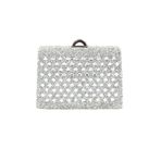 Chantaky 032 2517 Gümüş Çift Tarafı Kristal Taşlı Abiye Çanta