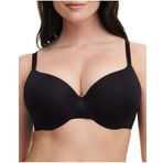 Chantelle ESSENTIALL, gizli tişört sütyen, kadınlar için görünmez iç çamaşırı, Siyah, 75G