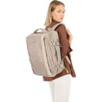 Chantria CB00617 Çok Amaçlı Suya Dayanıklı Premium Anne-Bebek Kadın Sırt Çantası Laptop Çantası - Bej