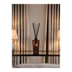 CHANZA HOME Soft Linen Premium Kristal Kesme Büyük Boy Lüks Dekor Amber Camda Soft Linen Oda Kokusu 1250 ml