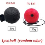 Chaoduo Shop 1 Pu 20G Top Rastgele Stil Boks Refleks Hız Yumruk Topu Sanda Boksör Yükseltme Reaksiyon Kuvveti El Göz Eğitim Seti Stres Spor Salonu Boks Muay Thai Egzersiz Zxh (Yurt Dışından) - Beyaz