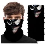 Chaoduo Shop 180550 Tarzı Maske 3D Punisher Boyun Körüğü Bisiklet Bandana Tübüler Eşarp Venom Scaldacollo Motosiklet Yüz Maskesi Cuello Buff Biker Yarım Maske Ordu Erkekler (Yurt Dışından)