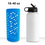 Chaoduo Shop 18OZ Mavi Stil 1 Adet Şişe Koruyucu Kapak Silikon Kaymaz Çizmeler Kollu Bardak Kapağı Oz Hydro-Flask Flask Su Şişesi Için (Yurt Dışından) - Kamp pişirme malzemeleri