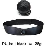 Chaoduo Shop 25G Siyah Top Seti Stili Boks Refleks Hız Yumruk Topu Mma Sanda Boksör Yükseltme Reaksiyon Kuvveti El Göz Eğitim Seti Stres Spor Salonu Boks Muay Thai Egzersiz (Yurt Dışından) - Beyaz
