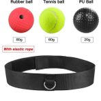 Chaoduo Shop 3 Adet Karışık Top Seti C Stili Boks Refleks Hız Yumruk Topu Sanda Boxer Yükseltme Reaksiyon Kuvveti El Göz Eğitim Seti Stres Spor Salonu Boks Muay Thai Egzersiz (Yurt Dışından) - Beyaz