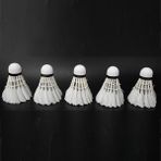 Chaoduo Shop 5 Adet Tarzı Lot Badminton Raketle Kaz Tüyü Raketle Badminton Topları Doğa Sporları Badminton Aksesuarları (Yurt Dışından)