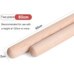 Chaoduo Shop 60CM Tarzı Yoga Pole Open Shoulder Beauty Back Correction Hunchback Artifact Yoga Stick Multifunctional Dance Body Sculpting Home Fitness (Yurt Dışından)