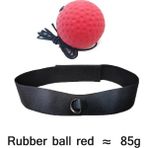 Chaoduo Shop 85G Kırmızı Top Seti Stili Boks Refleks Hız Yumruk Topu Mma Sanda Boksör Yükseltme Reaksiyon Kuvveti El Göz Eğitim Seti Stres Spor Salonu Boks Muay Thai Egzersiz (Yurt Dışından) - Beyaz