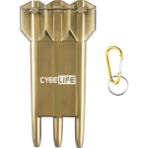 Chaoduo Shop Altın Opak Tarzı Cyeelife Plastik Dart Anahtar Tokalı Taşıma Çantası Dart Taşıma Cüzdanı Tutucu Kutu 11 Renk (Yurt Dışından) - Renkli